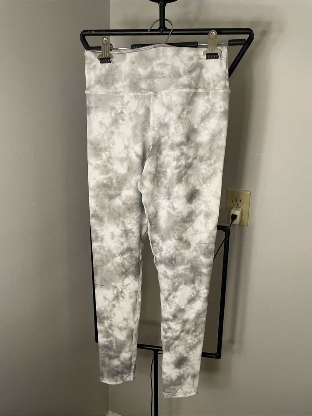 Evolution and Creation Gray Tie-Dye Leggings